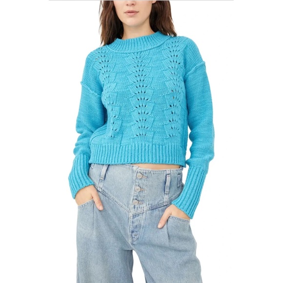 Brand New Free People Bell Song Pullover Sweater - Picture 1 of 3